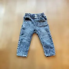 ベビー　ケミカル　ウォッシュ　デニム　90センチ