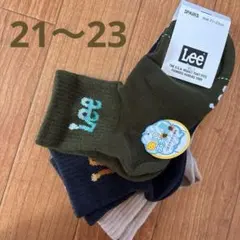 Lee キッズ靴下 3足セット 21-23cm