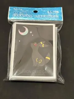 ポケモンカード デッキシールド 月明かりとブラッキー ホワイト 64枚入