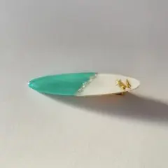海デザイン　レジンヘアクリップ《右側クリップ》