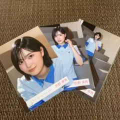 櫻坂46 的野美青 What’s “KAZOKU” MV制服衣装　生写真 セミ