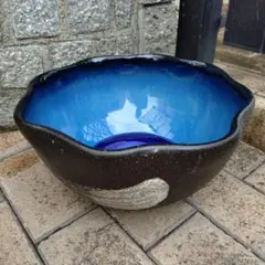 信楽焼 陶器 めだか鉢 睡蓮鉢 グリーン(大)37cm - メルカリ