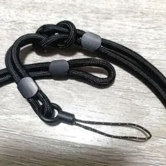 ネックストラップ　2way　ブラック