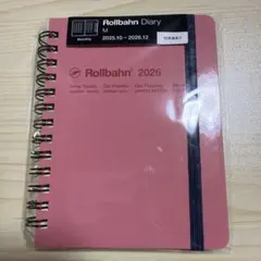 DELFONICS Rollbahn Diary M 2026 ピンクのサムネイル