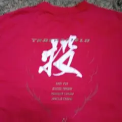 赤 トラック＆フィールド シャツ T&F（着丈67身幅50）