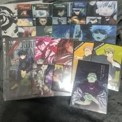 呪術廻戦　クリアファイル&ポストカード　セット　虎杖悠仁&五条悟その他