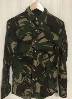 ラルフローレン　コーデュロイシャツ　迷彩　カスタムフィット　SP クリーニング済