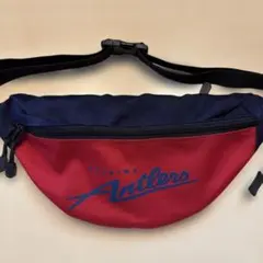 【レア商品】鹿島アントラーズ グッズ ウエストバッグ ショルダーバッグ 赤 紺