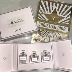 【新品未使用】ミス ディオール フレグランス 3個セット ラッピングセット付き