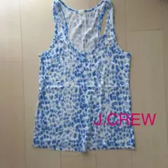 J.CREW  タンクトップ  スパンコール レオパード柄のサムネイル