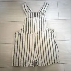 ZARA ストライプオーバーオール 9-12ヶ月