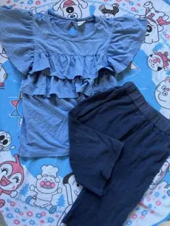 中古　Bee フリル付きTシャツとパンツセット 130