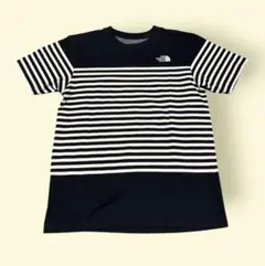 The North Face ストライプ 半袖Tシャツ (M)