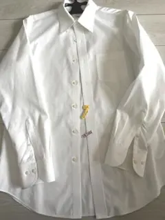 ユニクロ/UNIQLO スーパーノンアイロンスリムフィットシャツ ホワイトL