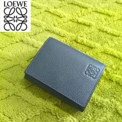 LOEWE スリムコンパクトウォレット オニキスブルー - メルカリ