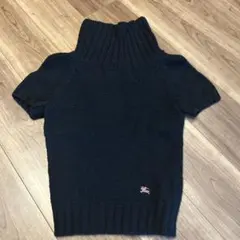 バーバリー　ブルーレーベル　ハイネック　ニット黒　38