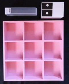 小物入れ3つ コレクションボックス プラスチック小物入 収納ボックス