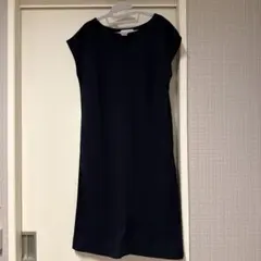 any SiS ひざ丈ワンピース ネイビー フレンチスリーブのサムネイル