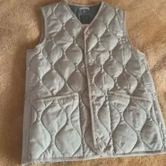 タイオンTAIONミリタリー Vネックボタン ダウンベスト