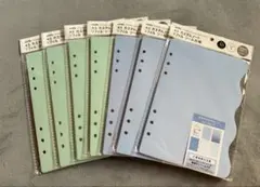 【未開封】amifa　A5 カスタムノートリフィル　シール台紙　5枚入7点セット
