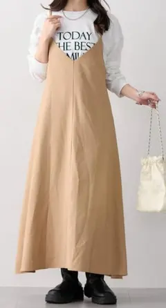 【キャミワンピ】 ニッセン　キャミソールワンピース　未使用タグ付き　匿名配送