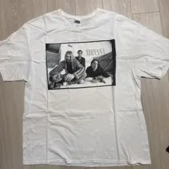 00s NIRVANA メンバー フォト バンドTシャツ M L ニルヴァーナ - メルカリ