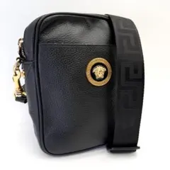 【美品】VERSACE メデューサ ショルダーバッグ レザー 黒のサムネイル