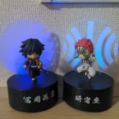 鬼滅の刃 フィギュア　プチっと灯りマス　冨岡義勇　猗窩座