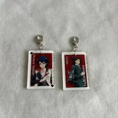 ツイステ アニメイト特典アクリルキーホルダーセットデュース＆円満雄剣・グリム