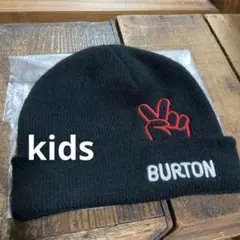 BURTON ブラック ニット帽　アクリル100%のサムネイル