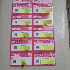 モスバーガー福袋お食事補助券5000円分