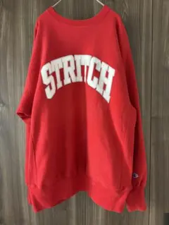 90s USA製 Champion リバースウィーブ 赤 XL