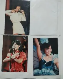 石川秀美　生写真　写真　 3枚セット　昭和　アイドルのサムネイル