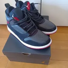 Jordan ブラック/レッド ハイカットスニーカー