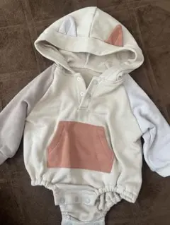 ♡ベビー♡耳付きフード ロンパース♡