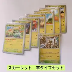 スカーレット　草タイプ4枚づつセット+おまけ