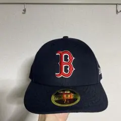 New Era 59FIFTY ネイビー Bロゴキャップ 7 1/4