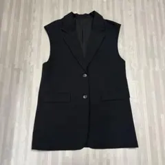 GU レディース　ジレ　黒