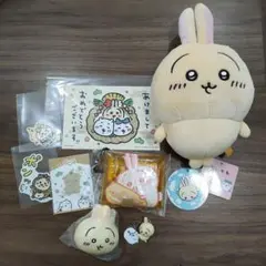ちいかわ うさぎ 色々セット ぬいぐるみ 正月ノベルティ クリップ ステッカー