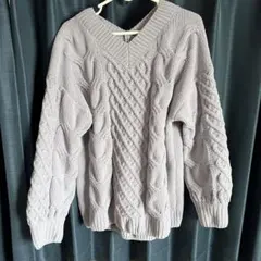 AZULBYMOUSSYニット　長袖　厚手ニット