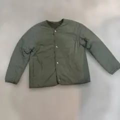 ユニクロ　ボア　キルティング　リバーシブル　ジャケット　140 カーキ