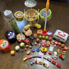 アンパンマンドラム おしゃべりお掃除ワイパー バス 柔らかボール ぬいぐるみ他