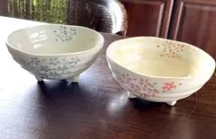 ご飯茶碗ペア お花