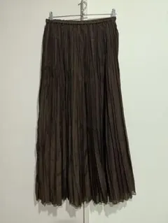 niko and ... ブラウン プリーツスカート M