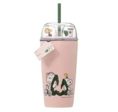 【箱付き】スタバ×SNOOPY　PEANUTS ステンレスコールドカップ スヌー