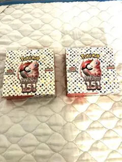 ポケモンカード151 新品シュリンク付き　2boxのサムネイル
