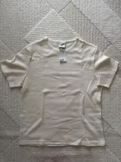 【新品未使用】H&M ワッフルTシャツ Ｌサイズ