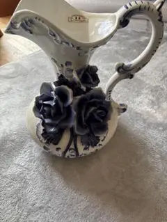 きいろ☆ドマン☆花瓶置物☆大きめ水差し☆陶器製美術品☆コレクション きいろ様専用☆ドマン☆花瓶置物☆大きめ水差し☆陶器製美術品