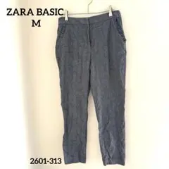 ZARA BASIC チェック柄カジュアルパンツ M
