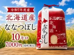 ななつぼし＊北海道産＊農家直送＊送料込み＊美味しいお米＊5キロ×2